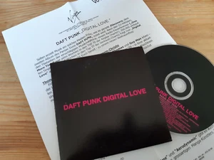 CD Indie Daft Punk - Digital Love Radio Ed (1 Song) Promo VIRGIN REC Presskit cb - Bild 1 von 2