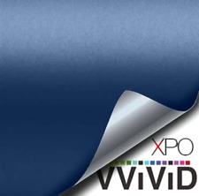 VViVID XPO Matte Metallic Navy Blue Vinyl Car Wrap Film Roll 1 ft x 5 ft Car New