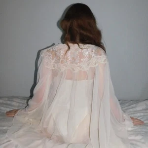 Vintage Victoria's Secret Gold Label Teddy and Robe Bridal Lingerie Set - Picture 1 of 9