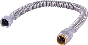 Conector de calentador de agua Sharkbite 3/4 pulgadas x 24 pulgadas empuje para conectar URSS3088FX24 - Imagen 1 de 1