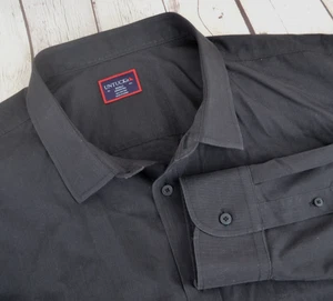 Camisa UNTUCKit Para Hombre Sin Arrugas Negra Piedra Botón Frontal TALLA XXXL Negra - Imagen 1 de 5