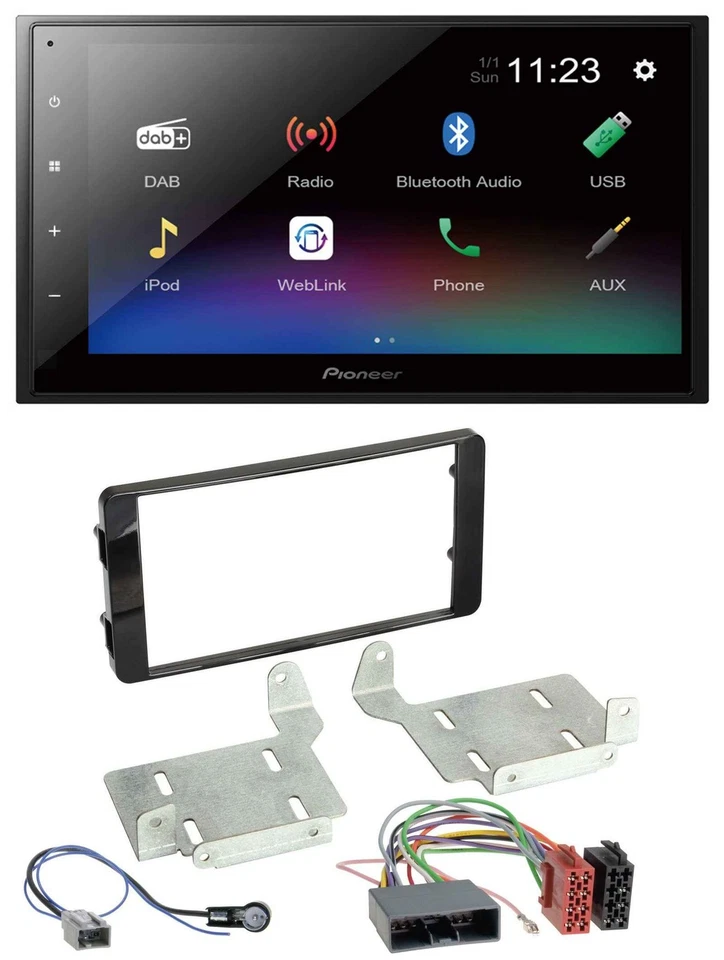 Pioneer USB Bluetooth DAB 2DIN MP3 Autoradio für Mitsubishi ASX (ab 2015) - Bild 1 von 4