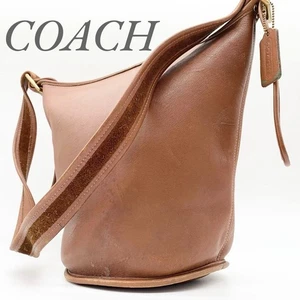 COACH 9953 Brown Leather Shoulder Bag Vintage Crossbody Bucket USA - Picture 1 of 10
