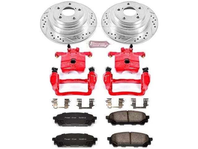 Kit de pastillas de freno trasero y rotor para Subaru Impreza 2003-2007 2004 2005 2006 MD436VF Foto 1 de 1