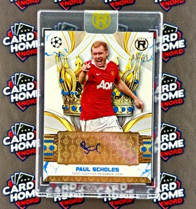 2024-25 Topps Reverence UCC - Paul Scholes 03/75 Autograph Auto CLA-PS - Picture 1 of 2