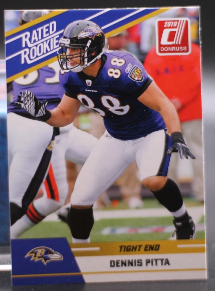 2010 Donruss Rated Rookie - Dennis Pitta #28 (RC) - Image 1 of 1