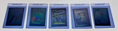 1991 MARVEL UNIVERSE SERIES 2 HOLOGRAM Complete Card SET #H1-#H5 Lot No Reserve! - Image 1 of 4