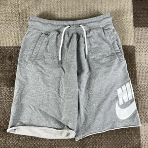 Nike Club Fleece Alumni French Terry Shorts Men’s Gray Size S AT5267-063 - Picture 1 of 8