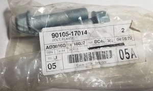 OEM Toyota 90105-17014 Front Strut Mount Bolts 2007-25 (2 Pack) - Picture 1 of 7