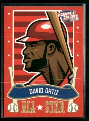Panini Triple Play #9 2013 David Ortiz All-Stars Foto 1 de 2