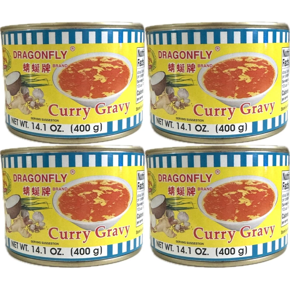 4 упаковки соус карри стрекоза 14,1 унции каждый — продукт из Таиланда - Изображение 1 из 1
