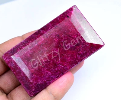 404.0 Ct Natural Huge Blood Red Ruby Excellent Certified Loose Gemstone - Image 1 of 4