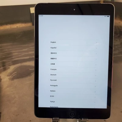 Apple iPad Mini 2 32GB A1490 7.9" Wi-Fi+Verizon Unlocked Batt. 73% Gray #30 - Image 1 of 4