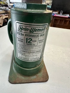 Gato de botella hidráulico Hein Werner 12 toneladas hecho en EE. UU. - Imagen 1 de 11
