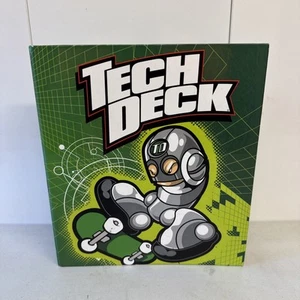 RARE Tech Deck 3 Ring Binder Green Binder Skateboard - Picture 1 of 5