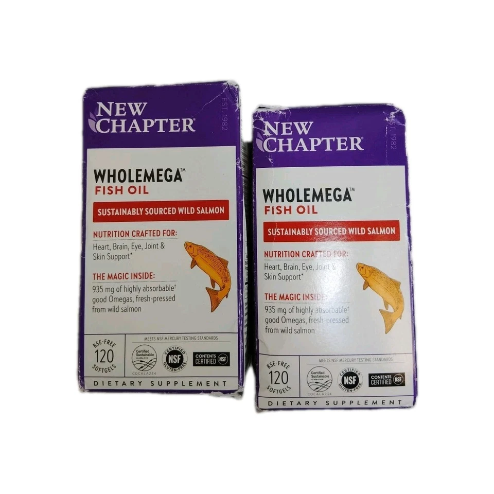 2 新章 Wholemega 120 软胶囊全鱼油“240 总计”4/2026+ — 第 1/1 张图片