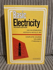 Basic Electricity Revised Edition Complete Course Vol. 1-5 Valkenburgh Hayden - Picture 1 of 3