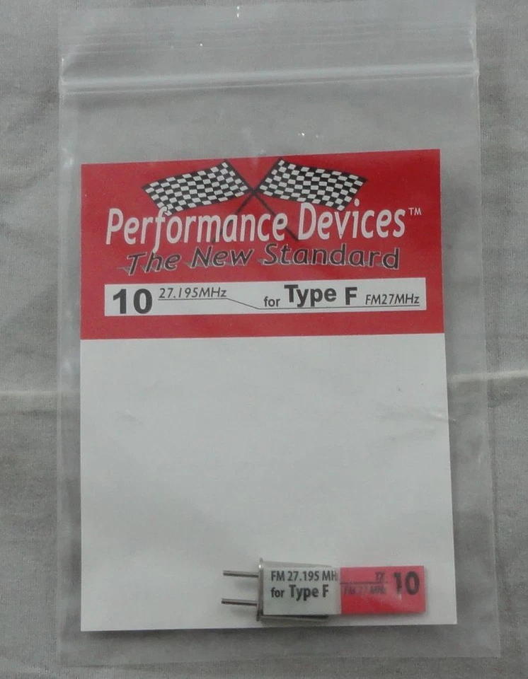 Набор кристаллов Futaba 27 МГц FM - США CH5/EUR CH 10 27,195 МГц PDV9300195 (36210-F10) - Изображение 1 из 1