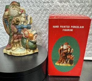 Papá Noel de las Naciones - 1991 Inglaterra Navidad Figura Papá Noel - Imagen 1 de 10