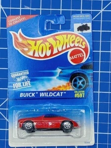 1995 Hot Wheels Buick Wildcat Red 7sp Collector #597 NEW - Picture 1 of 5