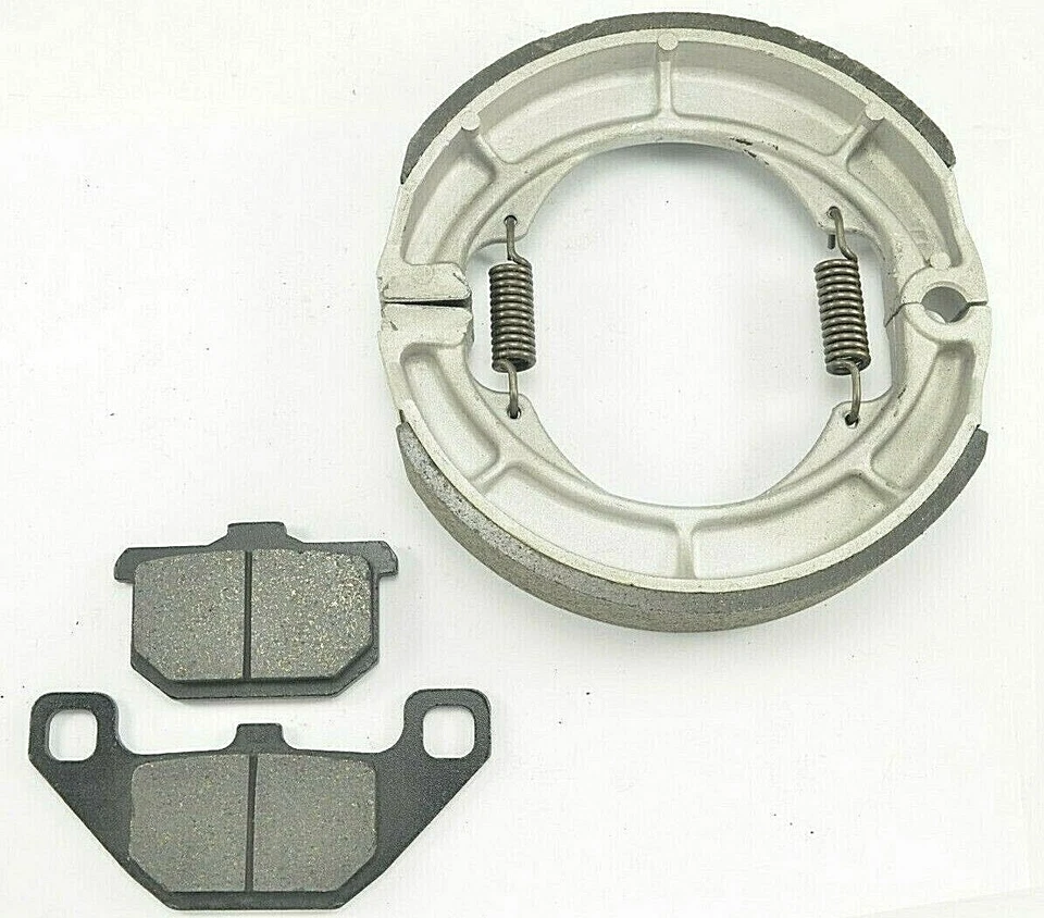 Front Brake Pads & Rear Brake Shoes for Kawasaki EL250 Eliminator 250 1988-199R - Image 1 of 1