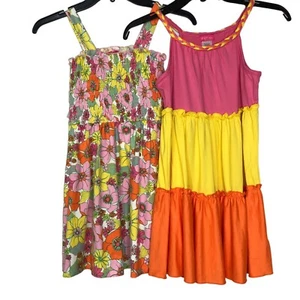 Zunie Girls 2 pack Girl's Easy Pullover Sleeveless Soft Knit Dresses 7/8 NWT - Picture 1 of 8