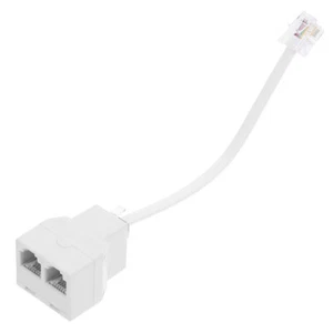 Phone Jack Distributor Office Cable Adapter for Telephone Splitter Line Part - Zdjęcie 1 z 12
