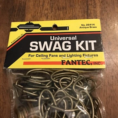 KIT DE BOTÍN UNIVERSAL FANTEC INC DE COLECCIÓN PARA ACCESORIOS DE ILUMINACIÓN DE VENTILADOR DE TECHO LATÓN BRILLANTE Foto 1 de 4