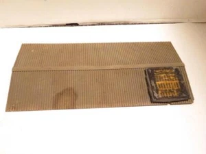 G SCALE TRAINS BUILDING PART ROOF- ANGELED - WITH STAIN - 5 X 11"- L2- - Picture 1 of 2