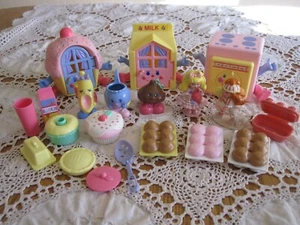 Lot of 20 Vintage Mattel CHERRY MERRY MUFFIN Dolls Houses Accessories 1989 - Picture 1 of 9