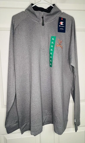 Virginia Cavaliers 1/4 Zip Lightweight Pullover Jacket Champion UVA Size XL NWT Cover