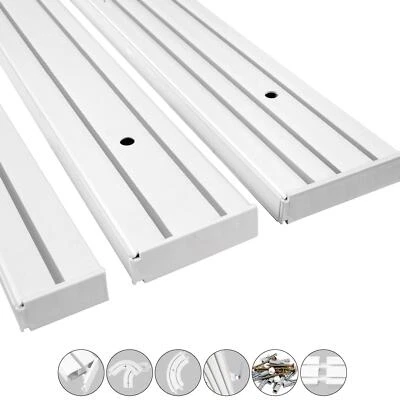 Zubehör Vorhangschiene Gardinenschiene Innenlaufschiene "1 bis 3 läufig" Deckel - Bild 1 von 4