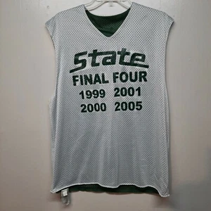 Nike Jersey Final Four Michigan State Basketball Medium White Green 1999 EUC - Picture 1 of 6