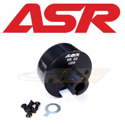 ASR BILLET STEERING WHEEL ADAPTER HUB FOR 02-06 ACURA RSX BLACK SA-03-01-BLK - Image 1 of 2