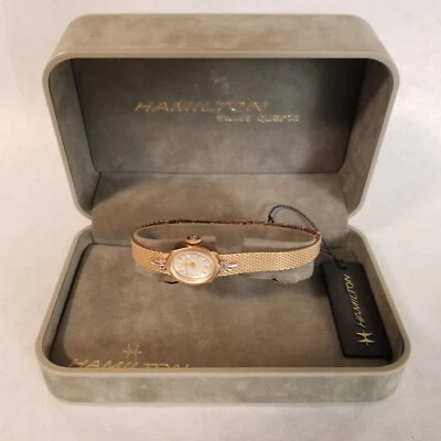 Hamilton Ladies Watch 10K GF Top - 876079 - NOS  Different Case - Manual Wind - Image 1 of 4
