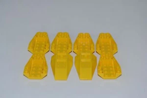 LEGO 8 x Wedge Brick Yellow Yellow Wedge 6x4 Triple Inverted Curved 43713 - Picture 1 of 2
