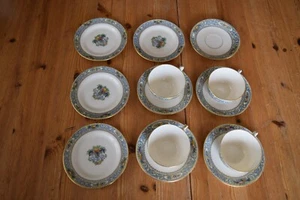 13 Pc LENOX AUTUMN, 4 CUPS, 5 SAUCERS, AND 4 BREAD PLATES - Picture 1 of 16