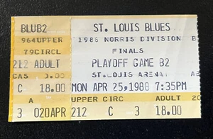 4/25/88 BLUES/RED WINGS STANLEY CUP HOCKEY PLAYOFFS TICKET STUB - Picture 1 of 1