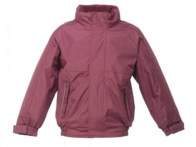 Boys Girls warm winter coat jacket REGATTA Professional, Burgundy red Age 3-4 - Image 1 of 2