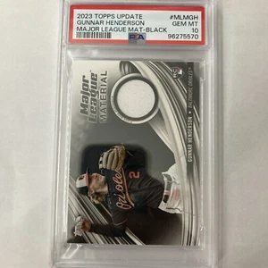 2023 Topps Major League Material MLM-GH Gunnar Henderson Black /199 RC Pop 2 - Picture 1 of 5