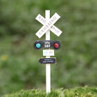 Road Sign Model Fall-resistant Diy Dollhouse Gardening Signal Light Stable