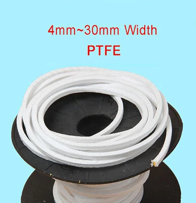 PTFE Gland Packing PTFE Sealing Strip Oil-Free And Corrosion-Resistant 4mm~30mm - Image 1 of 4