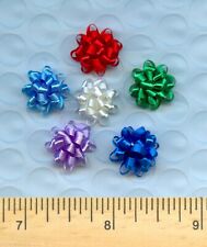 New Listing6 Already Made Bows for your Diy Dollhouse size wrapped Gifts Set # 18