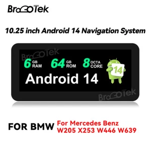12,3'' Wireless Carplay 64GB Für Mercedes C Klasse W205 GLC X253 Auto Radio GPS - Bild 1 von 20