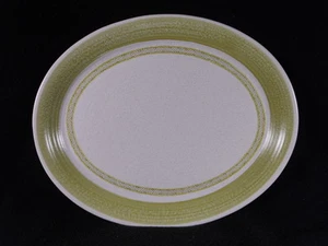Vintage Franciscan Hacienda Green USA Platter -13-3/4"x 11-1/4", EUC , Near Mint - Picture 1 of 5