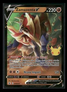 Zamazenta 018/025 Celebrations Holo Pokemon Card NM - Picture 1 of 2