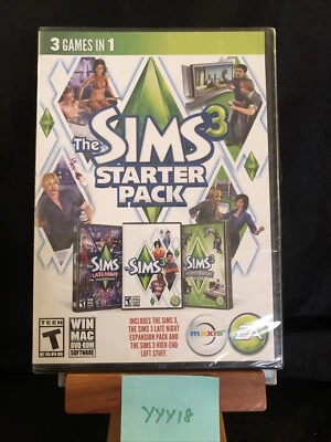 NEW SEALED The Sims 3 PC Starter Pack Expansion Bundle-Late Night-High End Loft! - Image 1 of 3