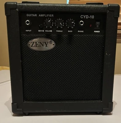 ZENY Guitar Amplifier Model CYD-10 Electric Guitar Practice Beginners  Gift Idea - Image 1 of 4