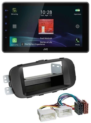 JVC DAB MP3 Bluetooth USB Autoradio für Kia Soul (PS ab 2014) schwarz - Bild 1 von 4
