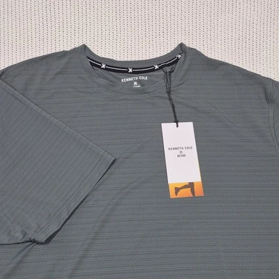 Camiseta Kenneth Cole Sunset Collection Tech Talla Med Beryl Stretch Soft Active Foto 1 de 4
